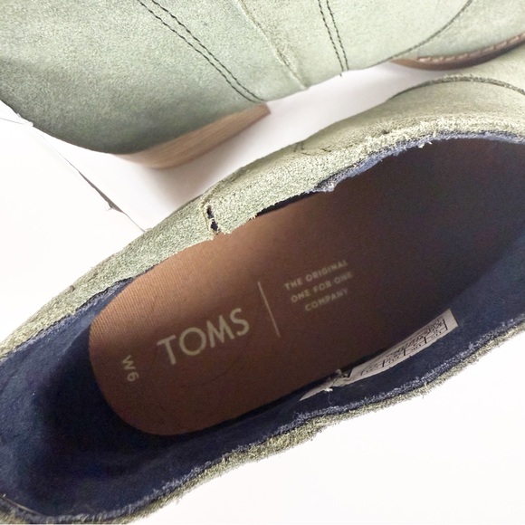 NWT TOMS Leilani Suede Leather Bootie Size 6 - Picture 11 of 12
